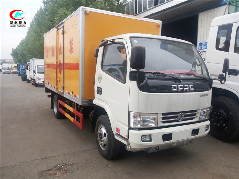 東風4メートルflammableガスボックスタイプ輸送車 [クラスII、青い許可証プレート]