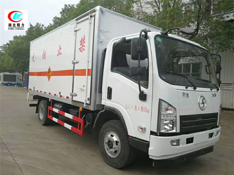 陝西オート・シャンデ5.1メートル可燃性ガスボックスタイプ輸送車[第II類]