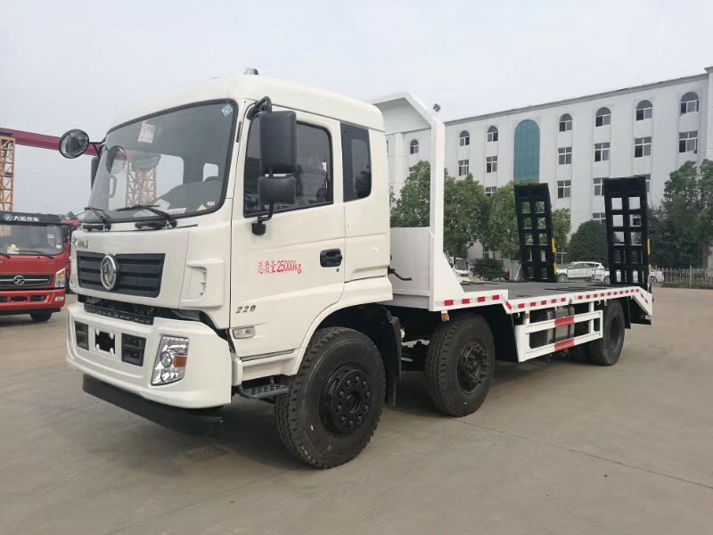 6X2三軸小型フラットトレーラー輸送車 [15-25トン]