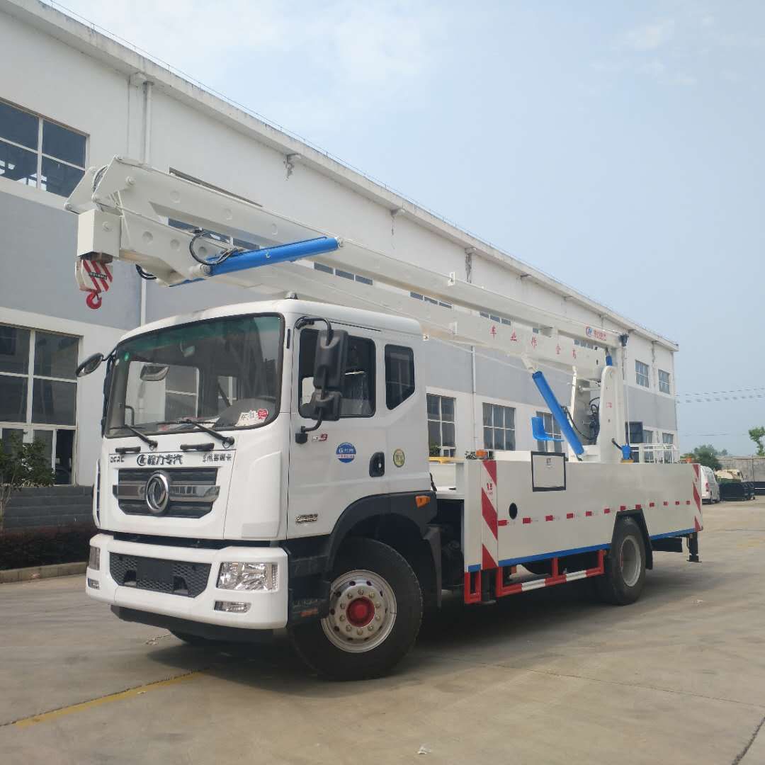 (20-22メートル) Dongfeng D9 フラットボムエアリフトプラットフォーム