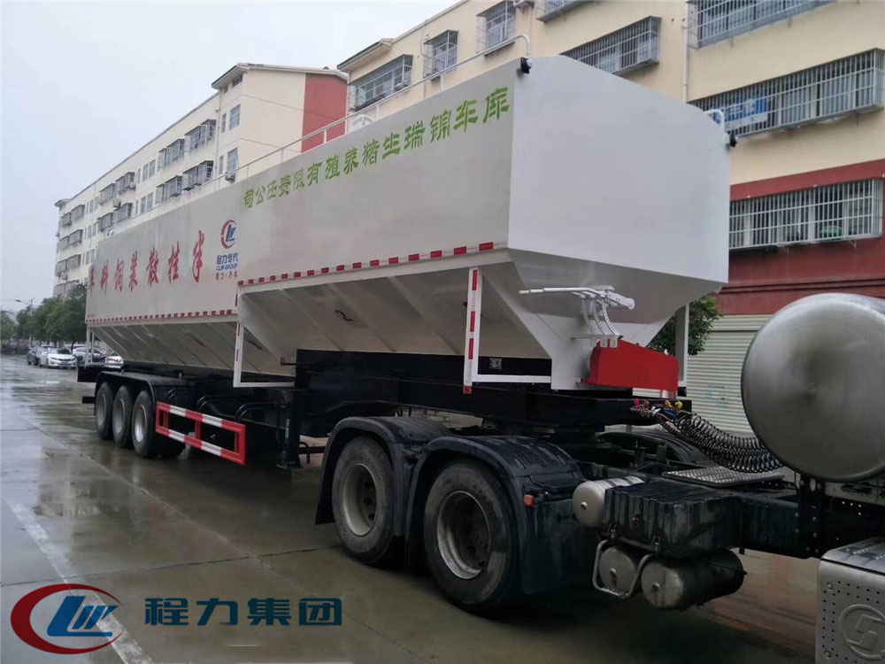 半挂车[60-66立方]散装饲料运输车辆