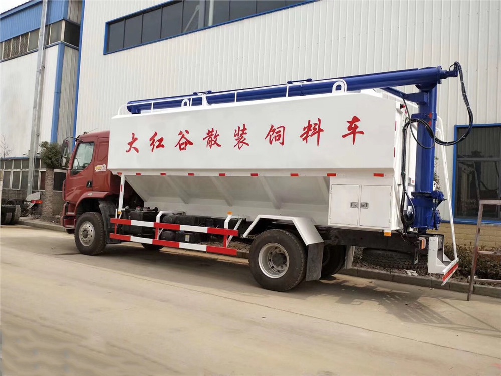 Liu Auto Chonglong [28立方] バルクフィードトラック輸送車