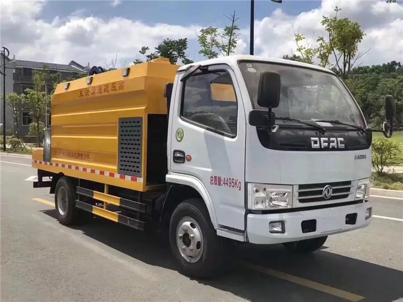 東風市下水道管線高壓清洗疏浚車