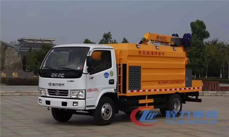 東風市下水道管線高壓清洗疏浚車