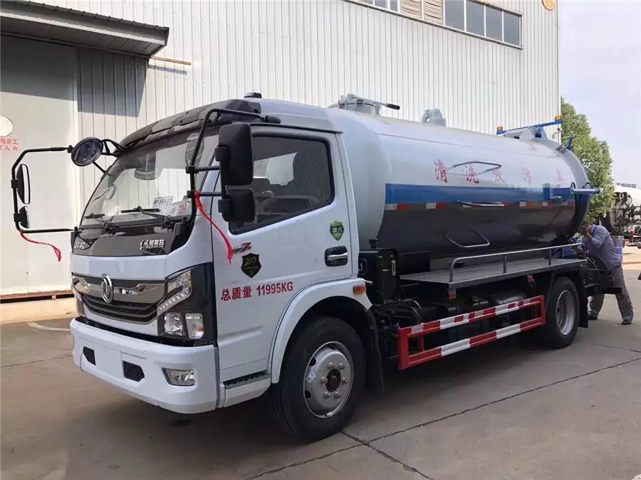 東風8トン統合タンク清掃・汚水吸引車