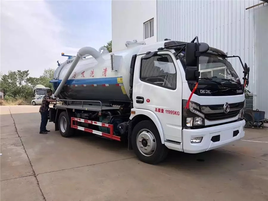 東風8トン統合タンク清掃及び排水吸引車