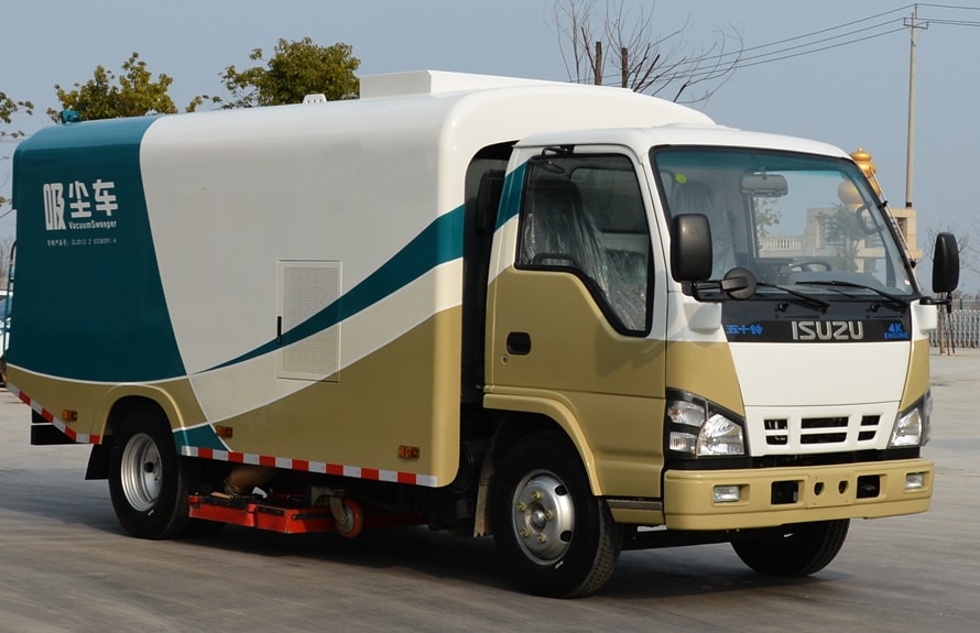 乾濕兩用五十鈴5噸真空清潔車輛