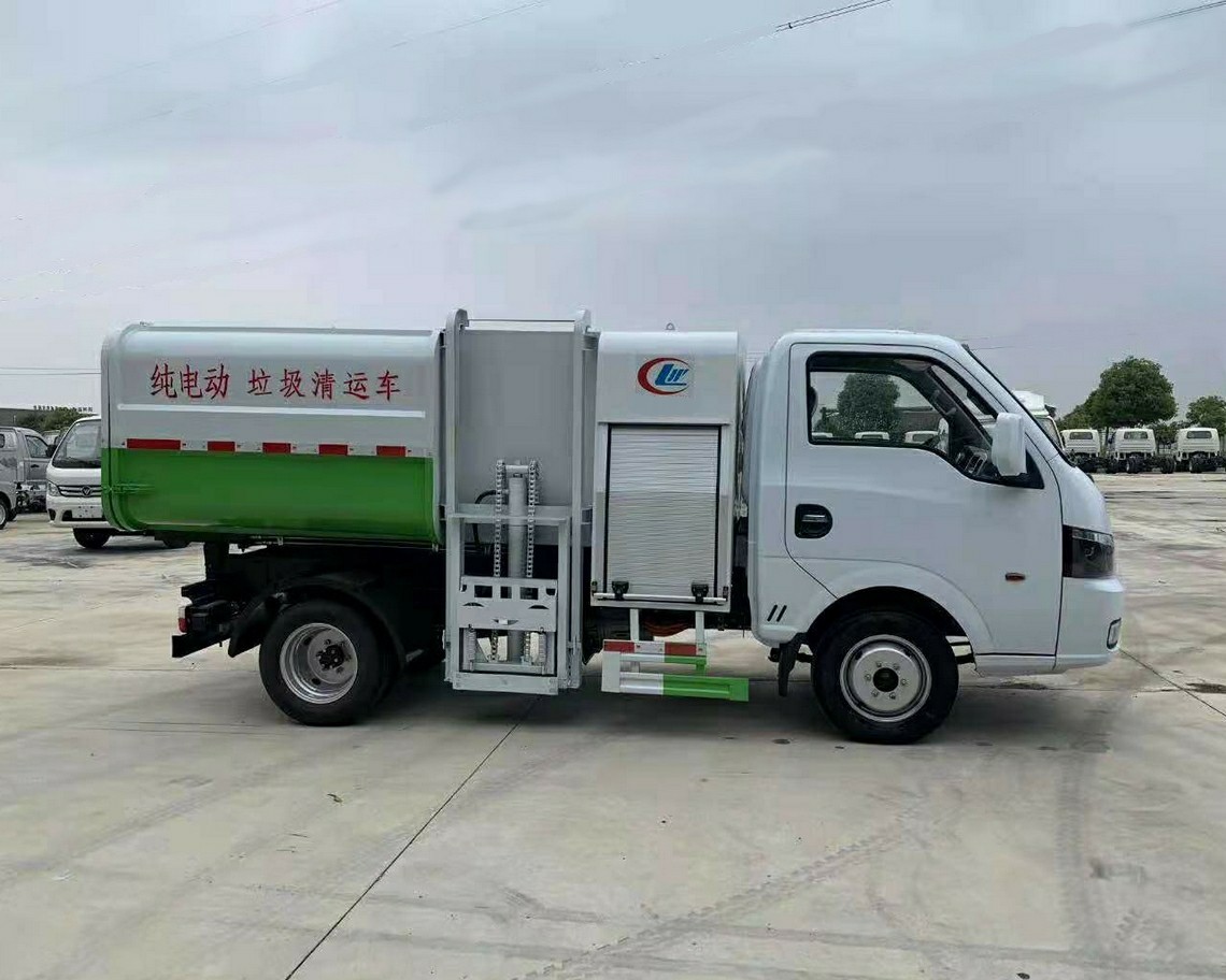 東風4トン全電動クレーン式廃棄物清掃車