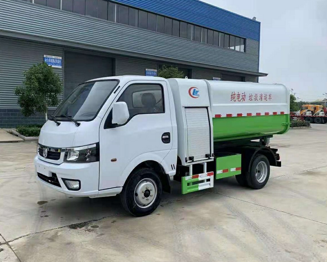 東風4トン全電動クレーン式廃棄物清掃車