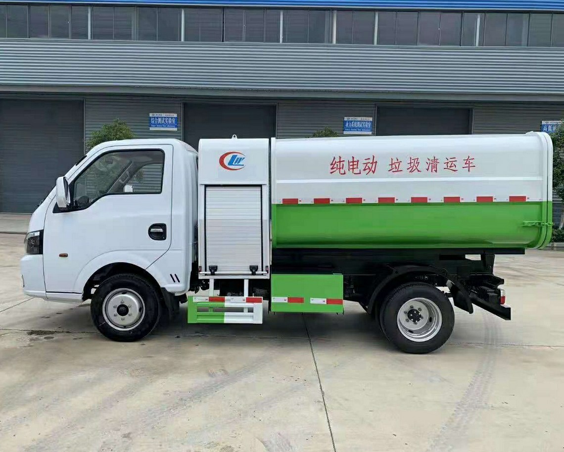 東風4トン全電動クレーン式廃棄物清掃車
