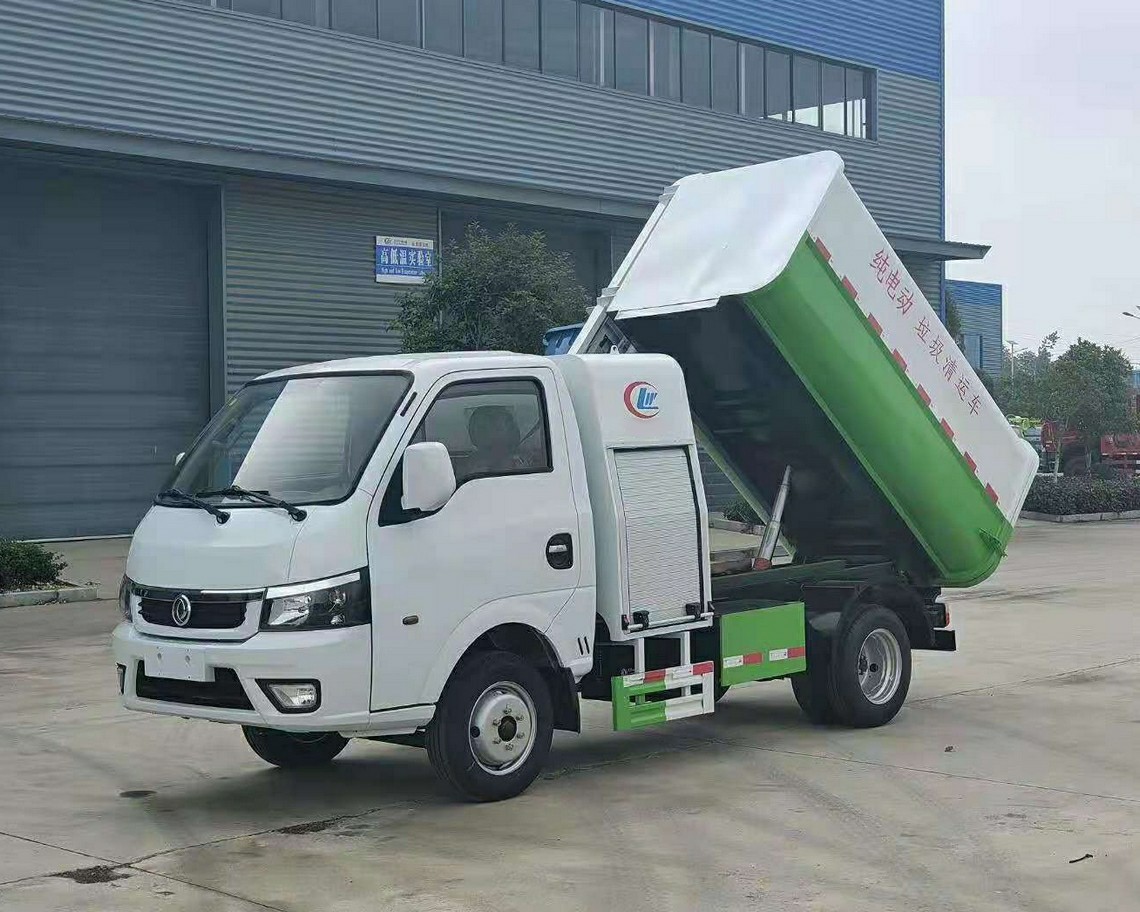 東風4トン全電動クレーン式廃棄物清掃車