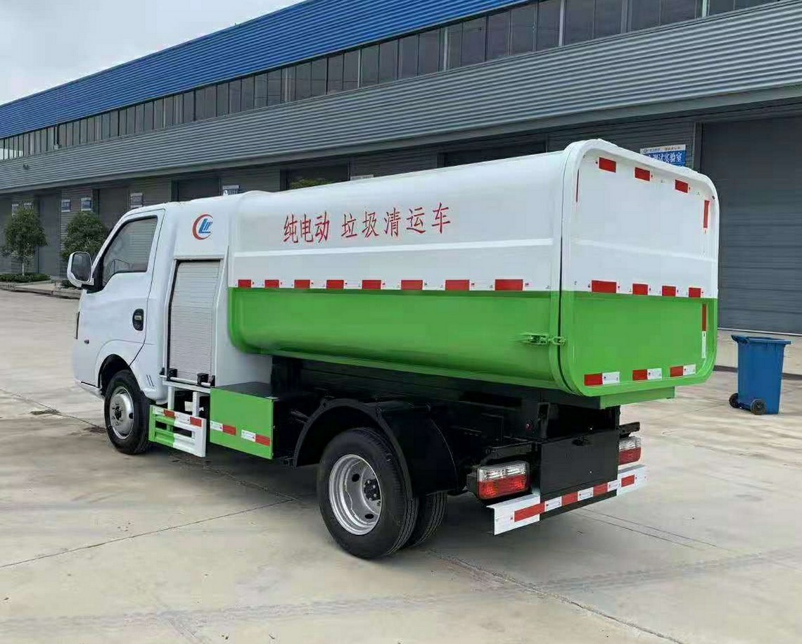 東風4トン全電動クレーン式廃棄物清掃車