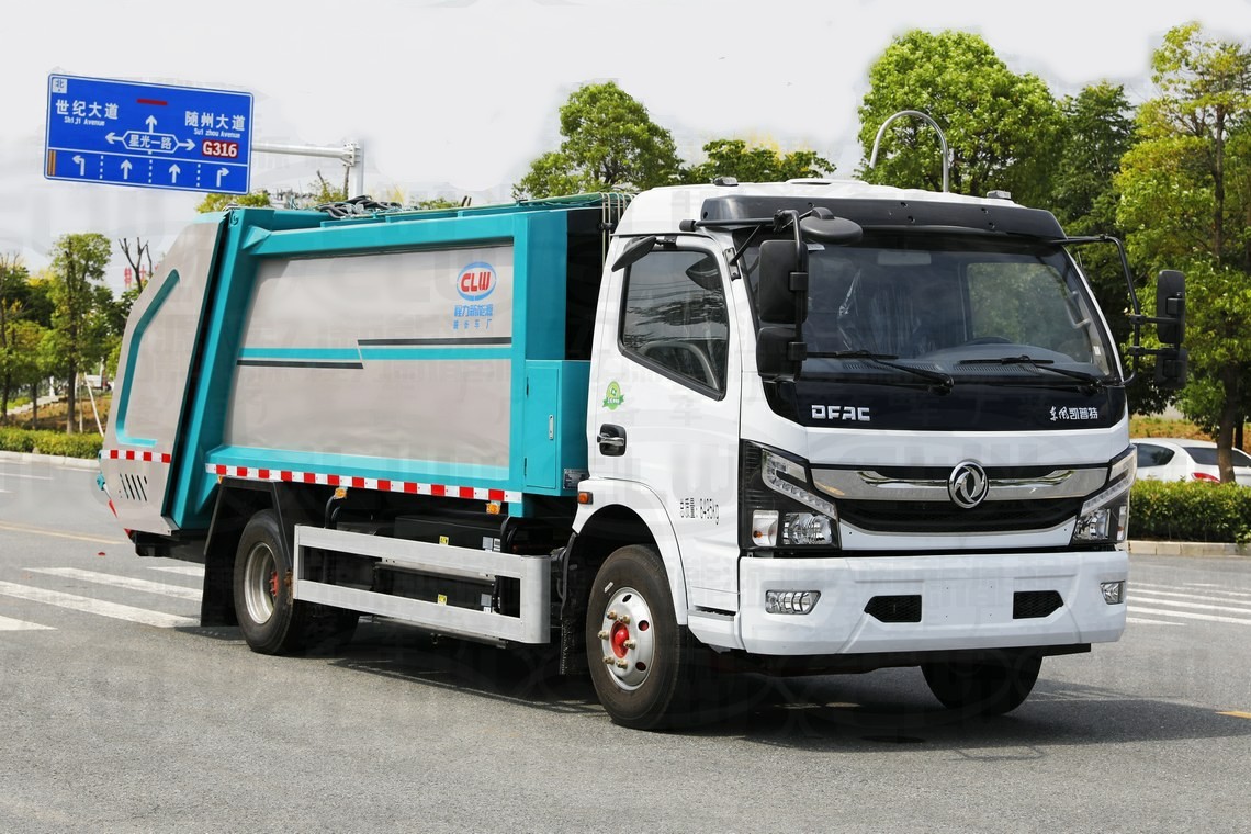 5トン東風カプテ 電気動力圧縮ゴミ車