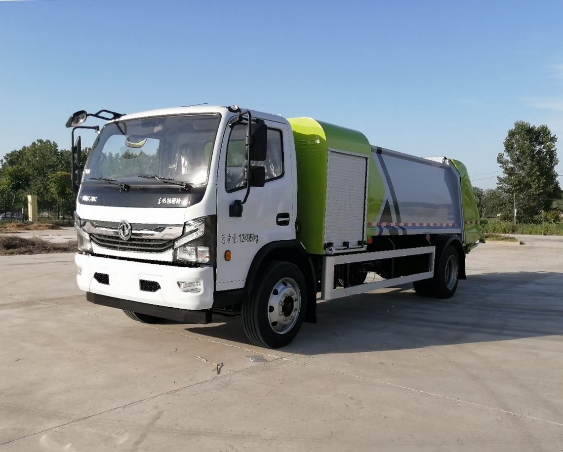 8トン東風カプテ 全電動圧縮ゴミ車