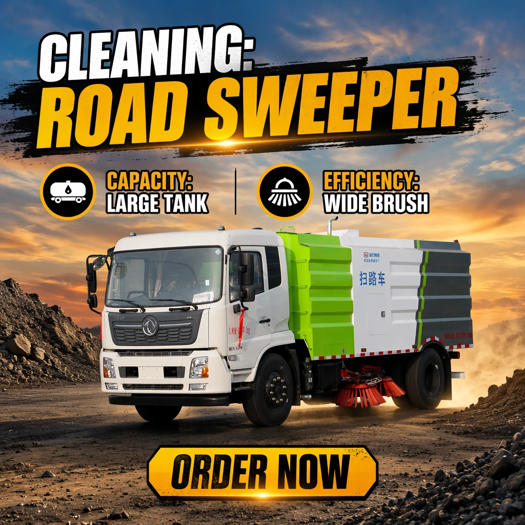 CLW5120TSL6 東風 新 ダリ カルダ ストリート ソーバー エンジン と ギア 18000kg 1年保証
