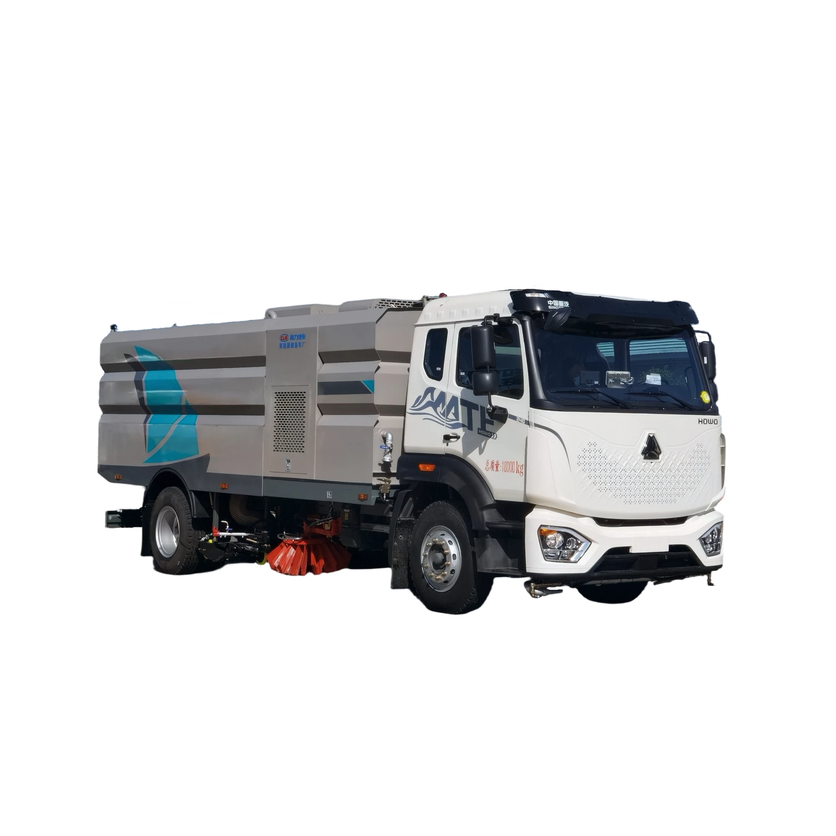 CL5181TXSZ6GX 新シノトラック NX 洗浄掃除車 240HP エンジンギア 湖北産 1年保証 18000kg 車両重量