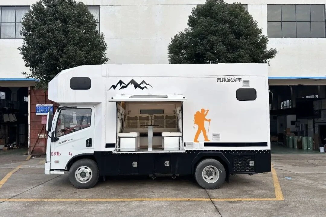 SAIC宇間H500モバイルセールストライプトラベルトレーラー[ダブルスズメウィングウィンドウ]