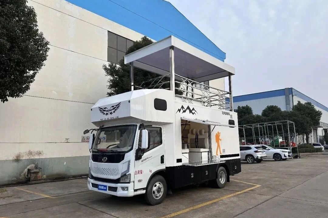 SAIC宇間H500モバイルセールストライプトラベルトレーラー[ダブルスズメウィングウィンドウ]